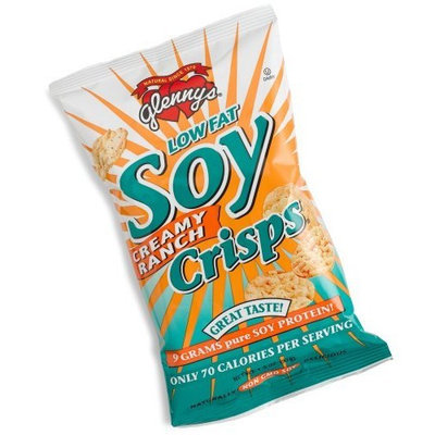 Glenny's Low Fat Soy Crisps, Creamy Ranch, 1.3-Ounce Bags (Pack of 24)