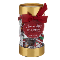 Fannie May Mini Santas Milk Chocolate Candies