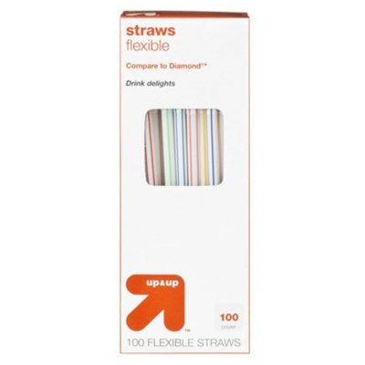 up & up™ Flexible Straws - 100 ct