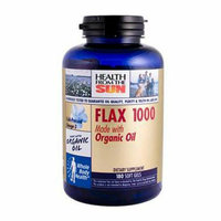 Health From the Sun Organic Flax 1000 Original Formula 180 Softgels