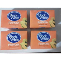 4 Block &White Papaya Whitening Soap w/papaya Extract 135g