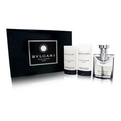 Bvlgari Pour Homme Soir Coffret: Eau De Toilette Spray 50ml/1.7oz + After Shave Balm 75ml/2.5oz + Shower Gel 75ml/2.5oz 3pcs