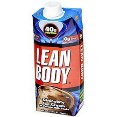 Labrada Lean Body Hi-Protein Milk Shake RTD Chocolate Ice Cream 17 oz 12 pk