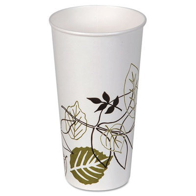 DIXIE 22PPATH Disposable Cold Cup,21 oz, White, PK1200