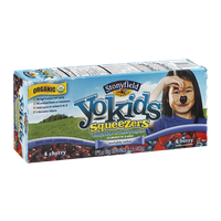 Stonyfield Organic Yo Kids Squeezers Organic Low Fat Yogurt Tubes - 8 CT