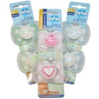 Mam love-Affection Pacifier 2 Months and Up ~ Girl color