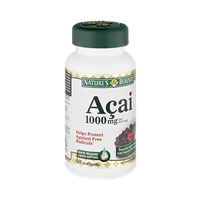 Nature's Bounty Acai 1000mg Dietary Supplement Rapid Release Liquid Softgels - 60 CT