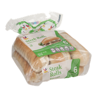 Ahold Steak Rolls Enriched - 6 CT