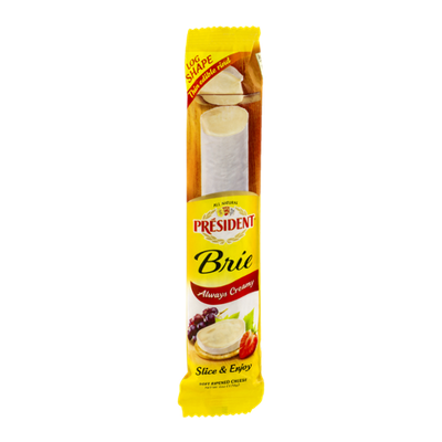 President Soft Ripened Cheese Log Brie