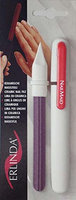 Budd Leather Nail Maid Line Ceramic Nail File with Clip