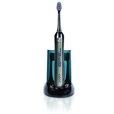 Pyle PHLTBS51BK Ultrasonic Wave Rechargeable Electric Toothbrush Automatic Charging Base Dock