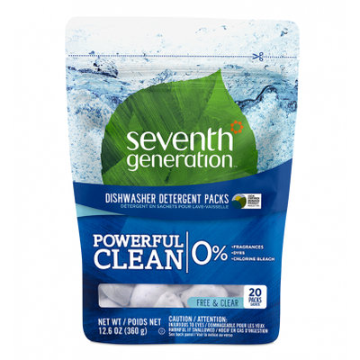 Seventh Generation Free & Clear Natural Dishwasher Detergent Packs