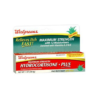 Walgreens Maximum Strength Hydrocortisone 1% Plus Anti-Itch Cream