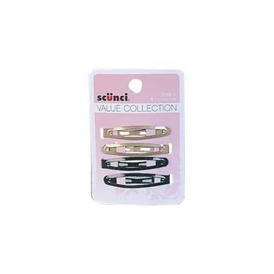 DDI 1187584 Scunci-Oval Snap Hair Clip 4Pk Case Of 6