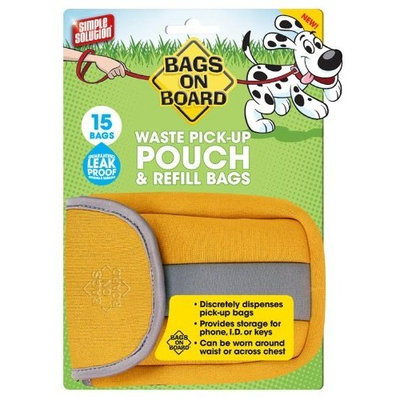 Bags On Board Pouch Dispenser, 15 Bags, Spice