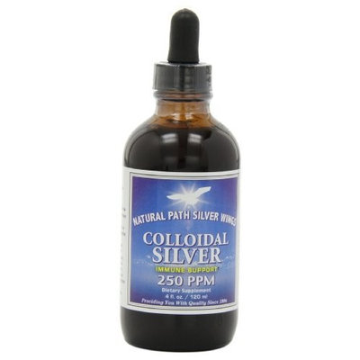 Natural Path Silver Wings Dietary Mineral Supplement, Colloidal Silver, 250 PPM, 4 oz (113.4 g)