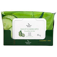Symphony Beauty Makeup Cleansing Wipes 60 Wipes (Cucumber & Aloe)