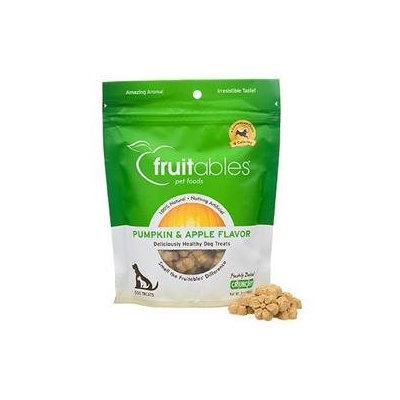 Fruitables Pumpkin & Apple Dog Treats, 7 oz
