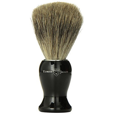 Edwin Jagger Simulated Ebony Pure Badger Hair Shaving Brush