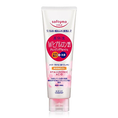 KOSE Softy Mo Hyaluronic Acid Makeup Cleansing and Facial Foam
