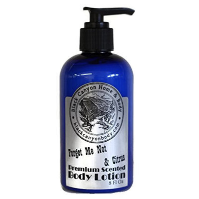 Black Canyon Premium Body Lotion 8 Oz (Forget Me Not & Citrus)