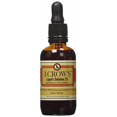 J.CROW'S® Lugol's Solution of Iodine 2%, Professional Pack 12 count