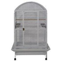 A & E Cage Medium Stainless Steel Dome Top Bird Cage