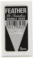 Feather Hi-Stainless Platinum Double Edge Razor Blades