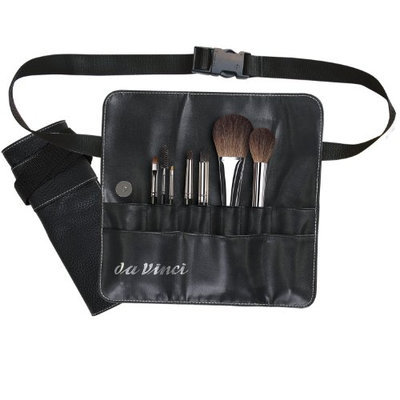 Da Vinci Series 48329 Classic 7 Brush Set in Napa Italian Leather Case with Belt