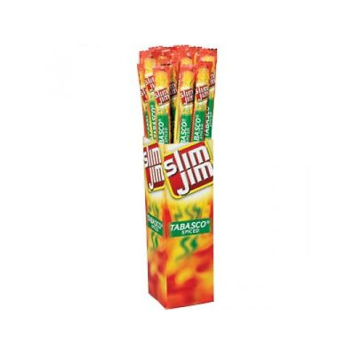Slim Jim Giant Meat Tabasco Spiced Smoked Stick