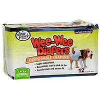 Four Paws Large Wee-Wee Disposable Dog Diapers
