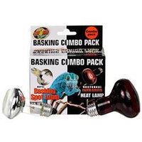 Zoo Med Laboratories SZMSRC1 75 watts Day Night Basking Bulb Combo Pack