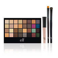 e.l.f. Eyeshadow Palette with Brushes and Eyelid Primer Set