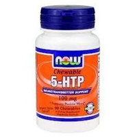 NOW Foods - 5-HTP Chewable Natural Citrus Flavor 100 mg. - 90 Chewable Tablets