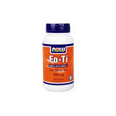 Now Foods Fo-ti, 100 Capsules / 560mg (pack Of 3)
