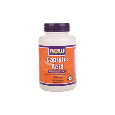 NOW Foods Caprylic Acid 600 mg Softgels