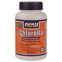 NOW Foods - Chlorella Pure Powder Certified Organic - 4 oz.