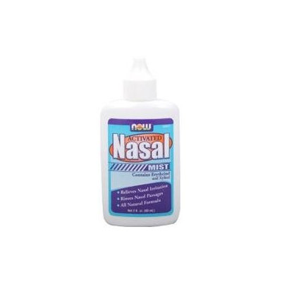 NOW Foods Solutions Activated Nasal Mist - 2 fl oz