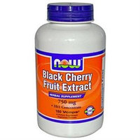 NOW Foods - Black Cherry Fruit Extract 750 mg. - 180 Vegetarian Capsules