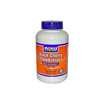 NOW Foods - Black Cherry Fruit Extract 750 mg. - 180 Vegetarian Capsules
