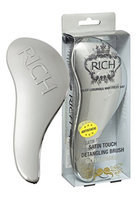 RICH Satin Touch Detangling Brush - Silver Sparkle