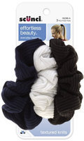 Scunci Effortless Beauty 2 X 2 Basic Ribbed Twisters