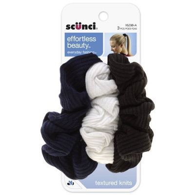 Scunci Effortless Beauty 2 X 2 Basic Ribbed Twisters