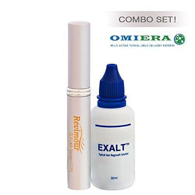 Hair Loss Treatment Exalt (1.0 Fl Oz.)+ EYELASH GROWTH SERUM