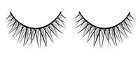 Baci Glamour Style No.594 Deluxe Eyelashes with Adhesive Included