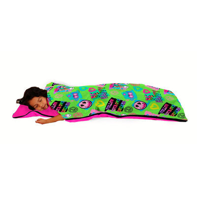 Idea Nuova Inc IDEA NUOVA, INC. Girls Sleeping Bag Be Happy - IDEA NUOVA, INC.