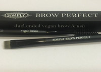 Brow Brush - A Perfect Natural Vegan Duel Ended and Purposed Brush - Ideal for Mineral Makeup Application