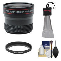 Precision Design 0.20x HD High Definition Fisheye Lens with Cleaning & Accessory Kit for Samsung NX20, NX200, NX210, NX1000 Digital Cameras