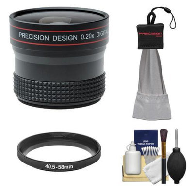 Precision Design 0.20x HD High Definition Fisheye Lens with Cleaning & Accessory Kit for Samsung NX20, NX200, NX210, NX1000 Digital Cameras