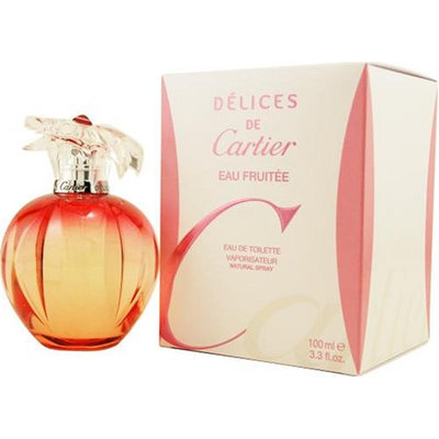 Delices De Cartier Eau Fruitee by Cartier For Women. Eau De Toilette Spray 1.6-Ounces